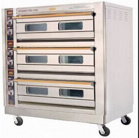 27KW/3~380V-Oven van het Luxe de Elektrische Baksel voor Broodwinkel, 1655x770x1540mm