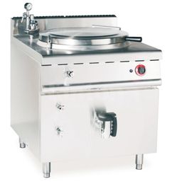 JUSTA-van de het Materiaal150l Soep van de Gas Indirecte Beklede Kokende Pankeuken het Kooktoestelmachine