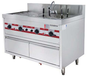 Gas Pasta Boiler Noodle Chinese Cooking Stove 1200 x 750 x (850+150)mm