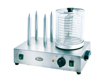 Elektrische de Hotdogmachine van het Snackbarmateriaal met het Verwarmen van Aar 220V - 240V