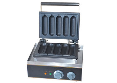De elektrische Geroosterde Machine van de Hotdogwafel voor Snackbar 220V 1550W