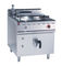 JUSTA-van de het Materiaal150l Soep van de Gas Indirecte Beklede Kokende Pankeuken het Kooktoestelmachine
