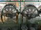 De spiegel beëindigt Roestvrij staal Cookwares/Ronde Voedselpan met Rond Broodjes Hoogste Deksel volledig Open bij 180°