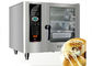 De commerciële Elektrische Oven van Bakselcombi, Hoogtepunt 6 - rangschik (GN 1/1) Gastronorm-Pannen
