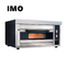 Pizza Oven Bread 1 Dek 2 Tray Gas Baking Ovens de Energie van het 530mm Hoogtegas
