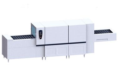 De commerciële Afwasmachine HDW8000L van de Kettingstransportband met het Drogen Functie