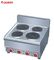JUSTA-Counter-Top Elektrisch de Keukenmateriaal 600*650*475mm van het Warmhoudplaatkooktoestel