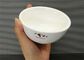 Het Vaatwerk van het gewichts181g Porselein plaatst Ceramische Ronde Soepkom met Embleem Dia.10cm