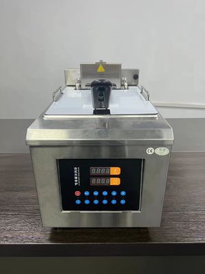 Multifunktioneel roestvrij staal deep fryer Automatisch opheffen olie frituurmachine Pot voor kip hakjes Frans frietjes Aardappel vis