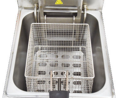 Multifunktioneel roestvrij staal deep fryer Automatisch opheffen olie frituurmachine Pot voor kip hakjes Frans frietjes Aardappel vis