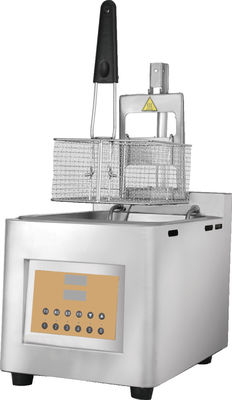 Multifunktioneel roestvrij staal deep fryer Automatisch opheffen olie frituurmachine Pot voor kip hakjes Frans frietjes Aardappel vis