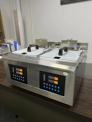 Multifunktioneel roestvrij staal deep fryer Automatisch opheffen olie frituurmachine Pot voor kip hakjes Frans frietjes Aardappel vis
