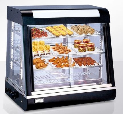 JUSTA Elektric Glas Vitrine Warmte Vitrine Warmte Kasten Voedsel Vitrine Voedsel Kasten Commerciële Keuken Apparatuur Restaurant & Hotel Apparatuur