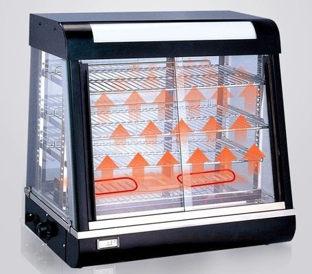 JUSTA Elektric Glas Vitrine Warmte Vitrine Warmte Kasten Voedsel Vitrine Voedsel Kasten Commerciële Keuken Apparatuur Restaurant & Hotel Apparatuur