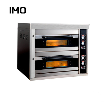 Ideaal voor Preppy Keuken-geïnspireerde cakes Oven 2 dek 4 bak Commerciële gasoven